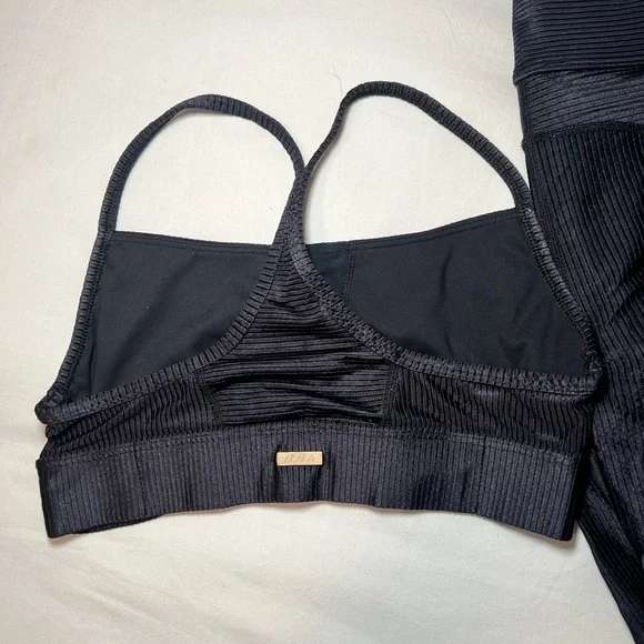 Alala Black Sports Bra and Leggings Set - Picture 2 of 6